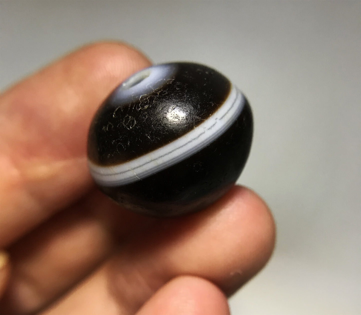 Real Tibetan Medicine Dzi Bead Amulet Banded Agate Pendant Himalaya Ancient Genuine Old Antique Pure Gzi Talisman Bracelet