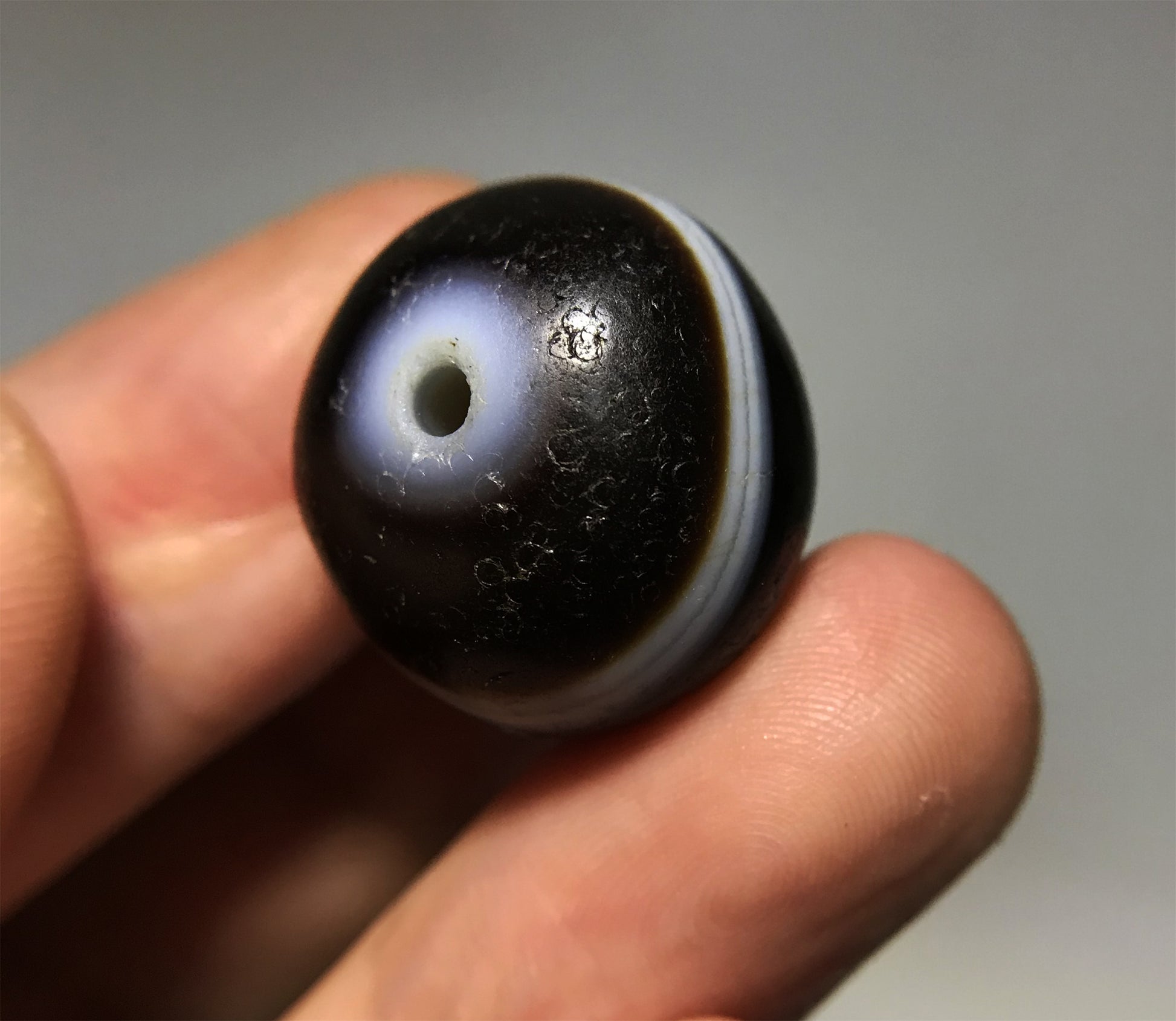 Real Tibetan Medicine Dzi Bead Amulet Banded Agate Pendant Himalaya Ancient Genuine Old Antique Pure Gzi Talisman Bracelet