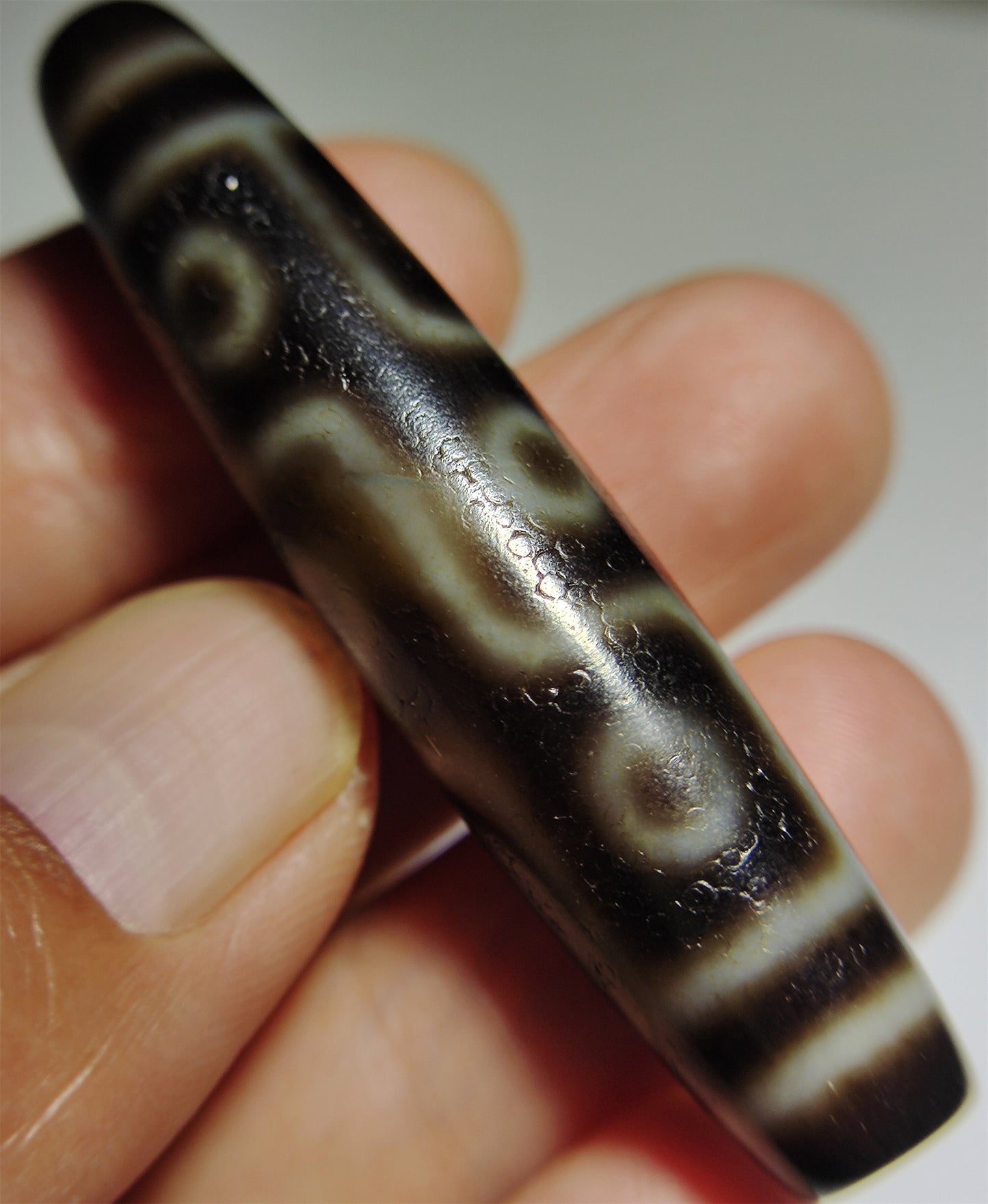 Real Tibetan Nine Eyes Dzi Bead Amulet Pendant Himalayas Agate Pure 9 Eyed Gzi Old Real Talisman Bracelet