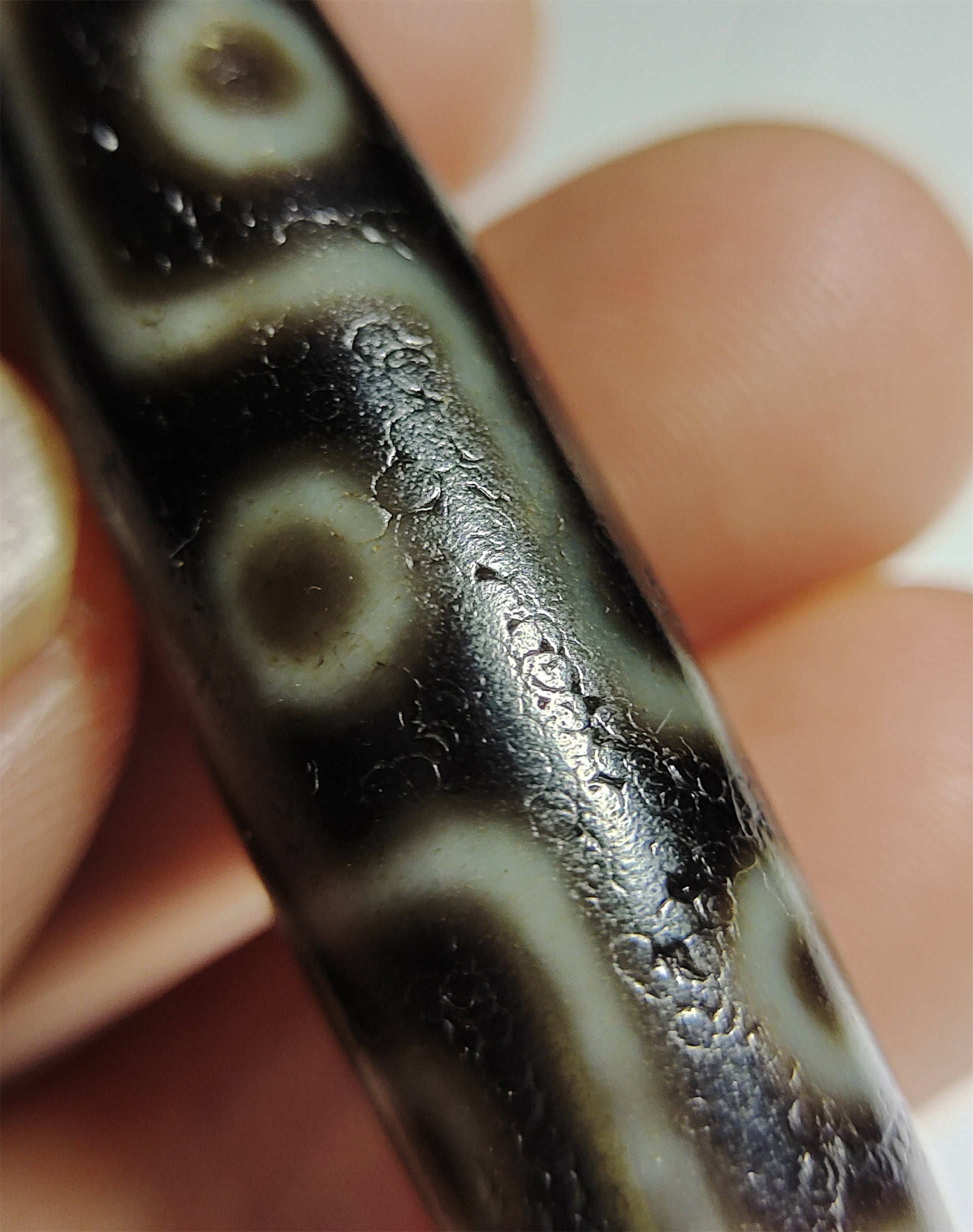 Real Tibetan Nine Eyes Dzi Bead Amulet Pendant Himalayas Agate Pure 9 Eyed Gzi Old Real Talisman Bracelet