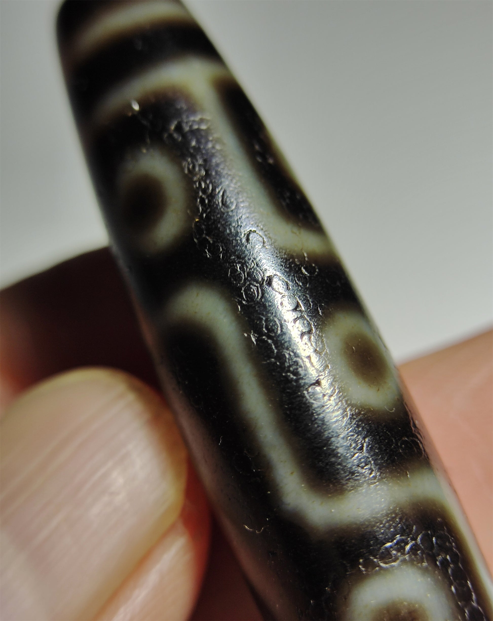 Real Tibetan Nine Eyes Dzi Bead Amulet Pendant Himalayas Agate Pure 9 Eyed Gzi Old Real Talisman Bracelet