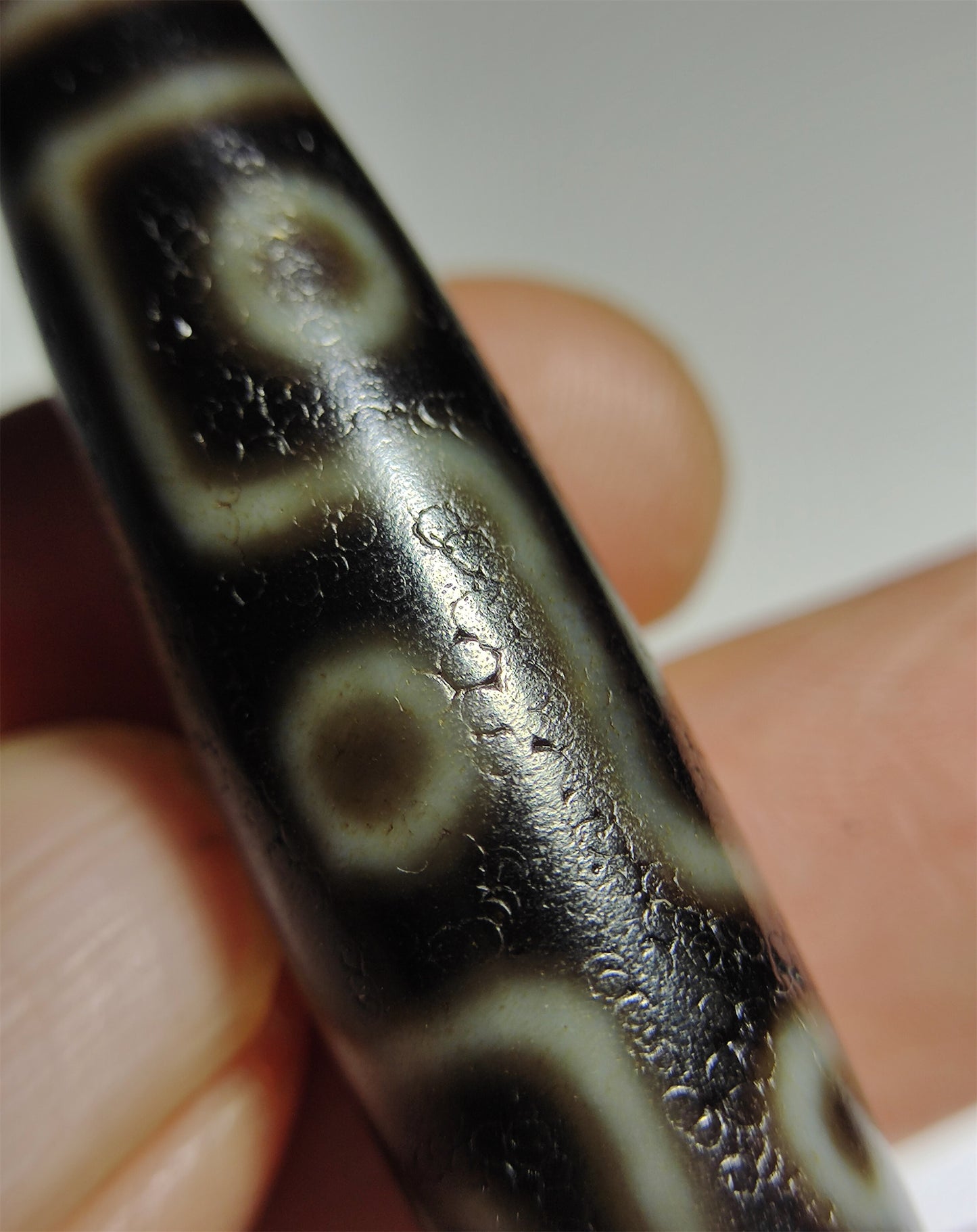 Real Tibetan Nine Eyes Dzi Bead Amulet Pendant Himalayas Agate Pure 9 Eyed Gzi Old Real Talisman Bracelet