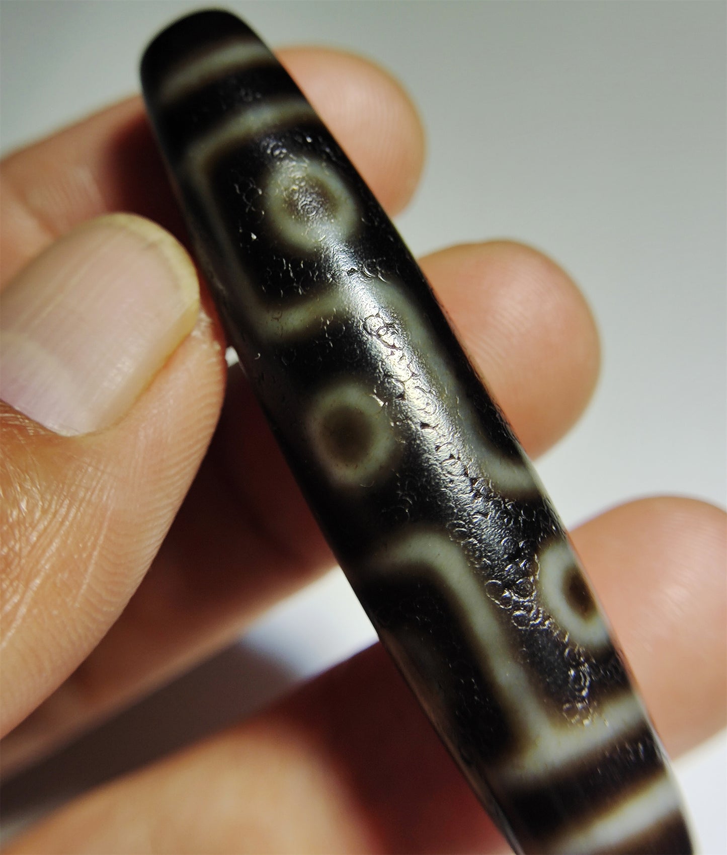 Real Tibetan Nine Eyes Dzi Bead Amulet Pendant Himalayas Agate Pure 9 Eyed Gzi Old Real Talisman Bracelet