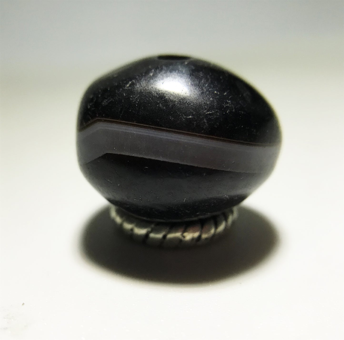 Real Tibetan Old Ancient Agate Medicine Dzi Bead Bracelet Himalaya Banded Amulet Genuine Old Antique Gzi Talisman Pendant