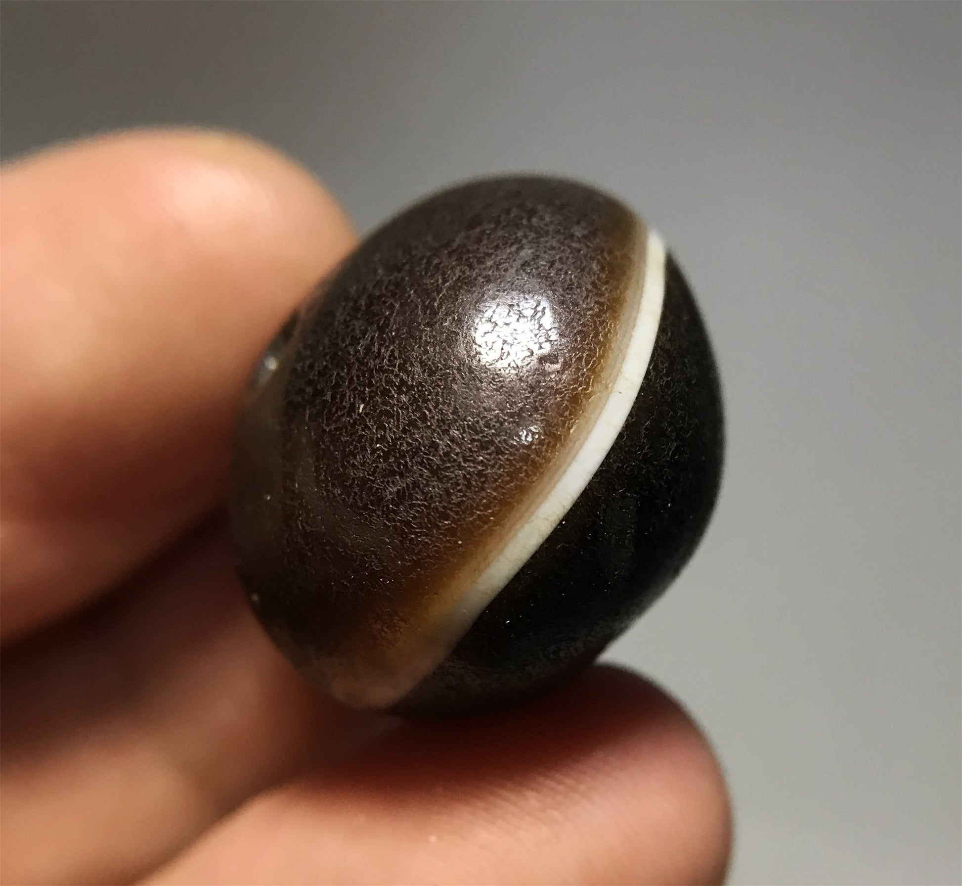 Real Tibetan Old Ancient Agate Medicine Dzi Bead Bracelet Himalaya Banded Amulet Genuine Old Antique Gzi Talisman Pendant