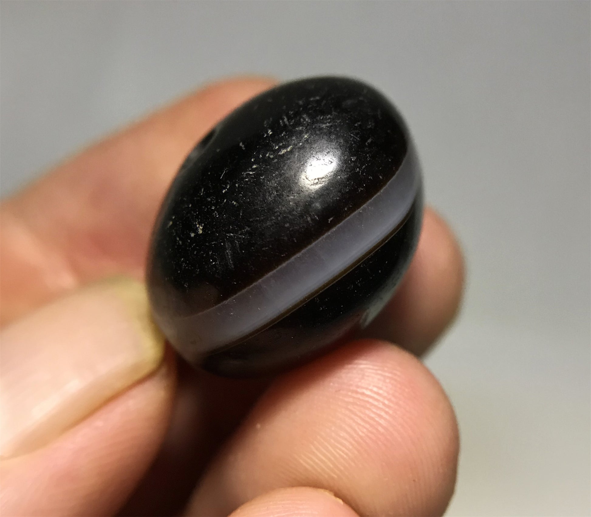 Real Tibetan Old Ancient Agate Medicine Dzi Bead Bracelet Himalaya Banded Amulet Genuine Old Antique Gzi Talisman Pendant