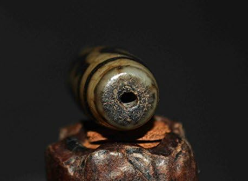 Real Tibetan Old Ancient Three Eyes Dzi Bead Amulet Pendant Himalaya Agate Genuine Pure 3 Eyed Gzi Antique Talisman Bracelet
