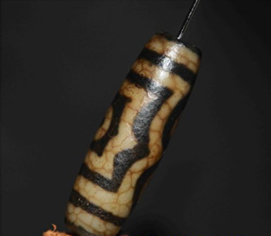 Real Tibetan Old Ancient Three Eyes Dzi Bead Amulet Pendant Himalaya Agate Genuine Pure 3 Eyed Gzi Antique Talisman Bracelet