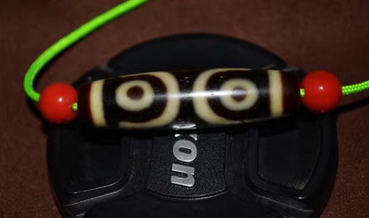 Real Tibetan Old Ancient Three Eyes Dzi Bead Amulet Pendant Himalayan Agate Genuine 3 Eyed Gzi Antique Talisman Bracelet