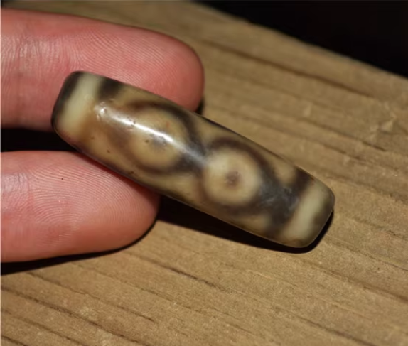 Real Tibetan Old Ancient Three Eyes Dzi Bead Pendant Talisman Himalayan Amulet Agate Stone Pure 3 Eyed Gzi Bracelet