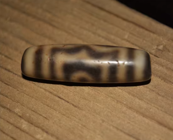 Real Tibetan Old Ancient Three Eyes Dzi Bead Pendant Talisman Himalayan Amulet Agate Stone Pure 3 Eyed Gzi Bracelet