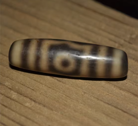 Real Tibetan Old Ancient Three Eyes Dzi Bead Pendant Talisman Himalayan Amulet Agate Stone Pure 3 Eyed Gzi Bracelet