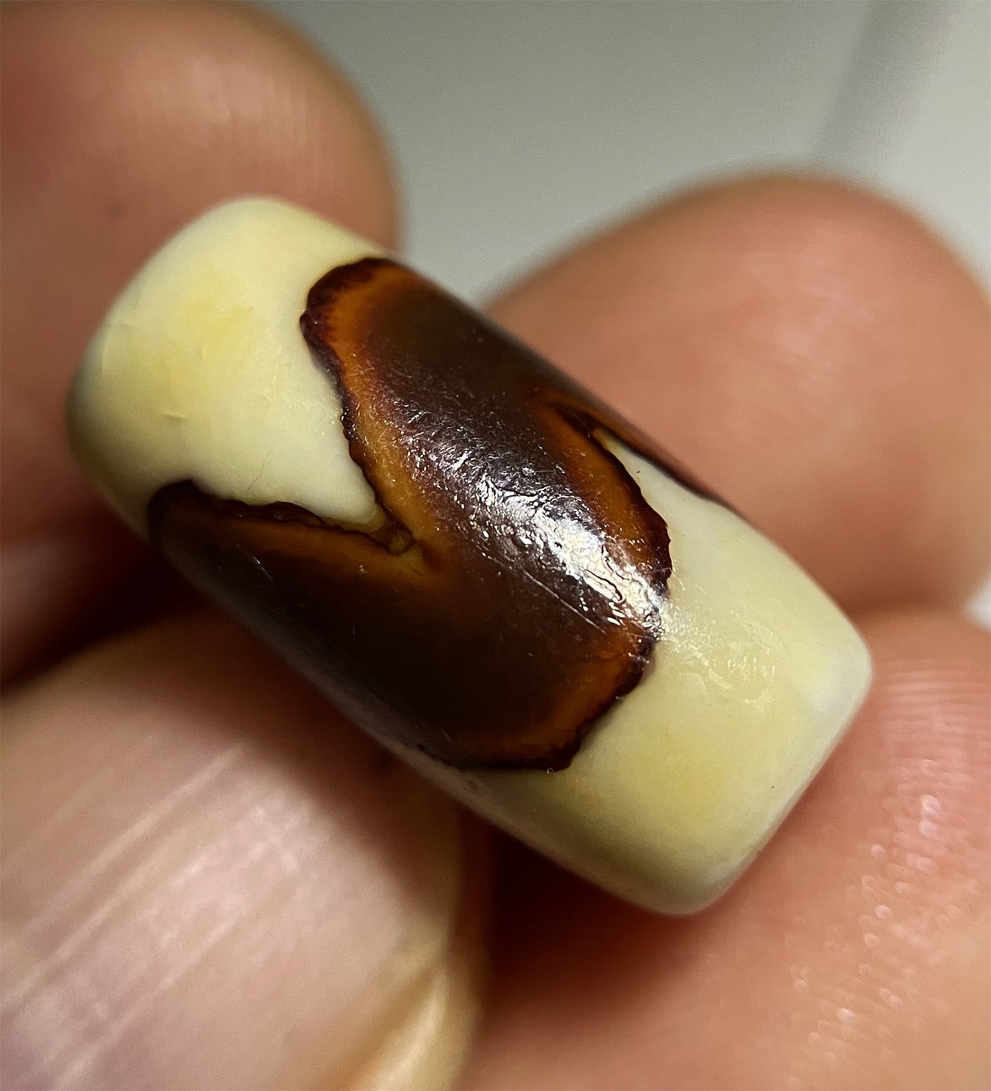 Real Tibetan Old Ancient Tiger Tooth Dzi Bead Amulet Himalayan Pendant Agate Pure Water Wave Zigzag Gzi Antique Talisman Bracelet