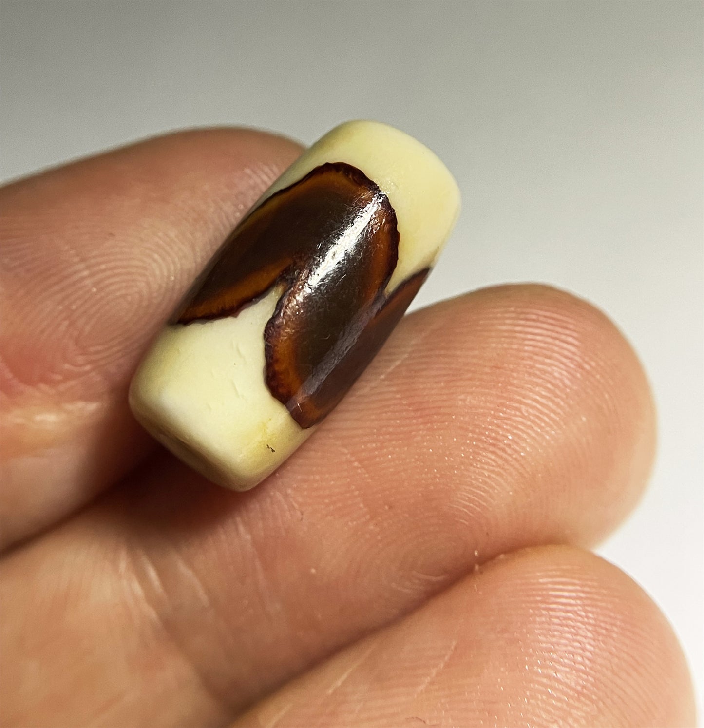 Real Tibetan Old Ancient Tiger Tooth Dzi Bead Amulet Himalayan Pendant Agate Pure Water Wave Zigzag Gzi Antique Talisman Bracelet