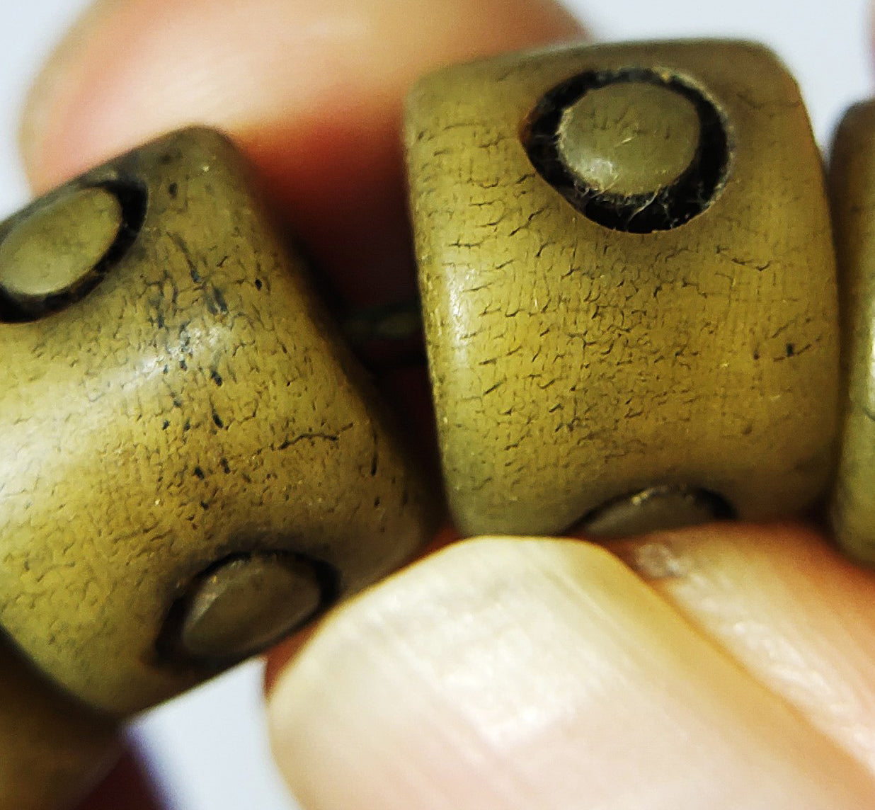 Real Tibetan Old Antique Kapala Bone Mala Prayer Beads 108 Rosary Bracelet Himalaya Genuine 108 Buddhism Worry Necklace Amulet