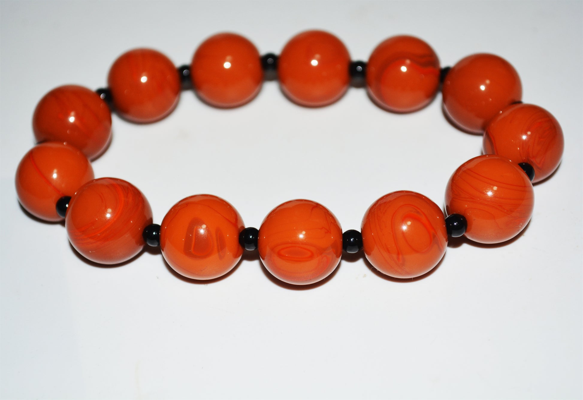 Real Tibetan Old  Pema Raka Agate Bracelet Mala Prayer Beads Nanhong Carnelian Rosary Himalaya Genuine Worry Amulet