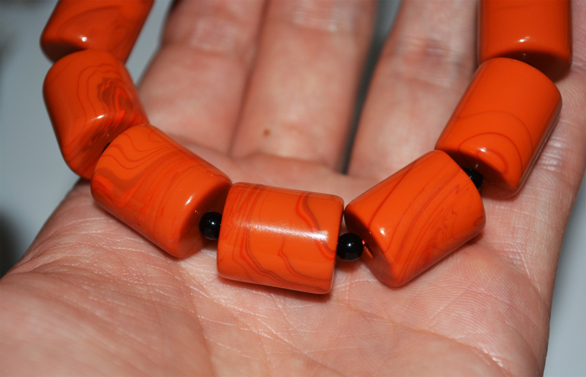 Real Tibetan Old  Pema Raka Agate Bracelet Mala Prayer Beads Nanhong Carnelian Rosary Himalaya Genuine Worry Amulet