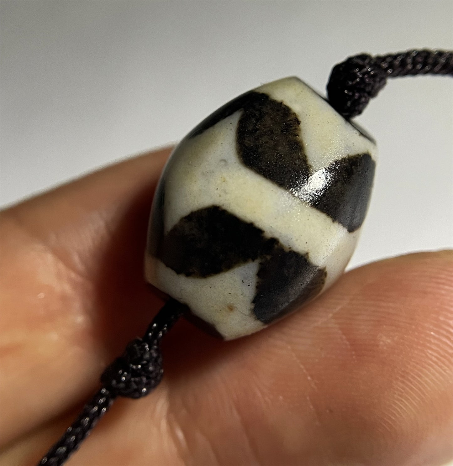 Real Tibetan Tiger Tooth Dzi Bead Amulet Himalayan Old Ancient Pendant Agate Pure Water Wave Zigzag Gzi Antique Talisman Bracelet