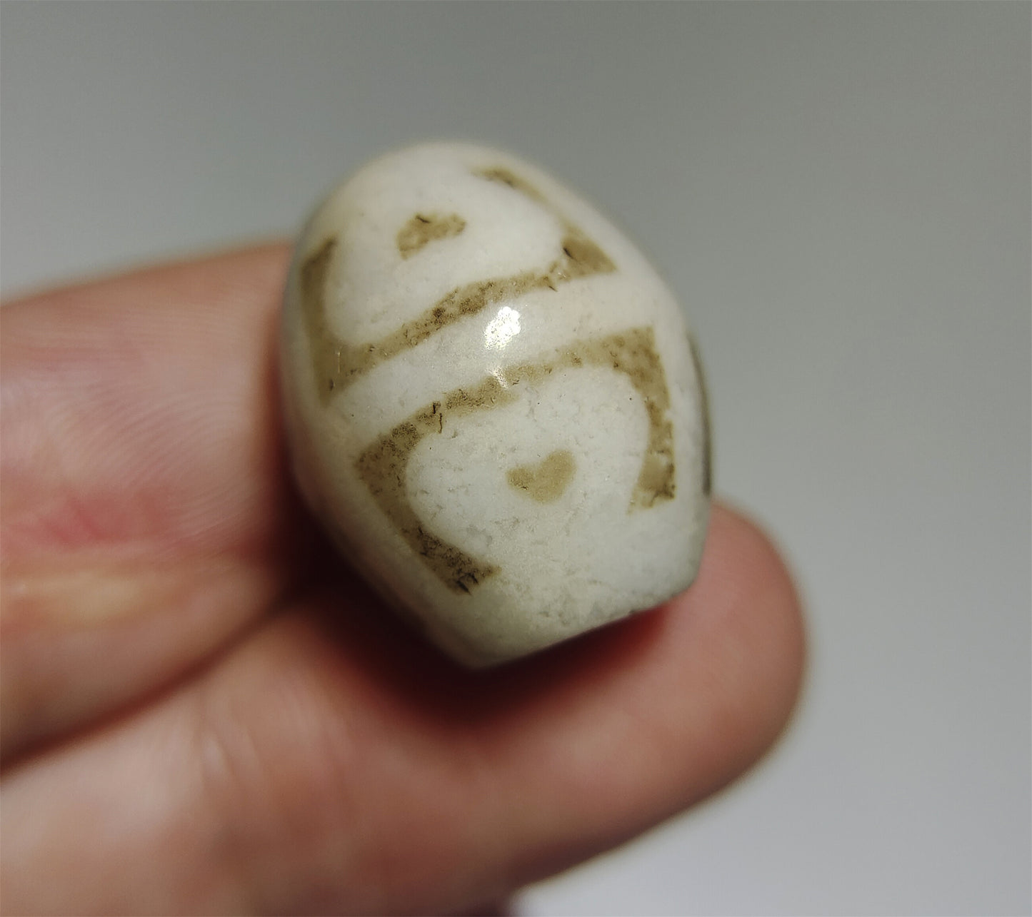 Real tibetan lotus dzi bead amulet pendant genuine ancient himalaya agate old antique pure gzi talisman gzi bracelet