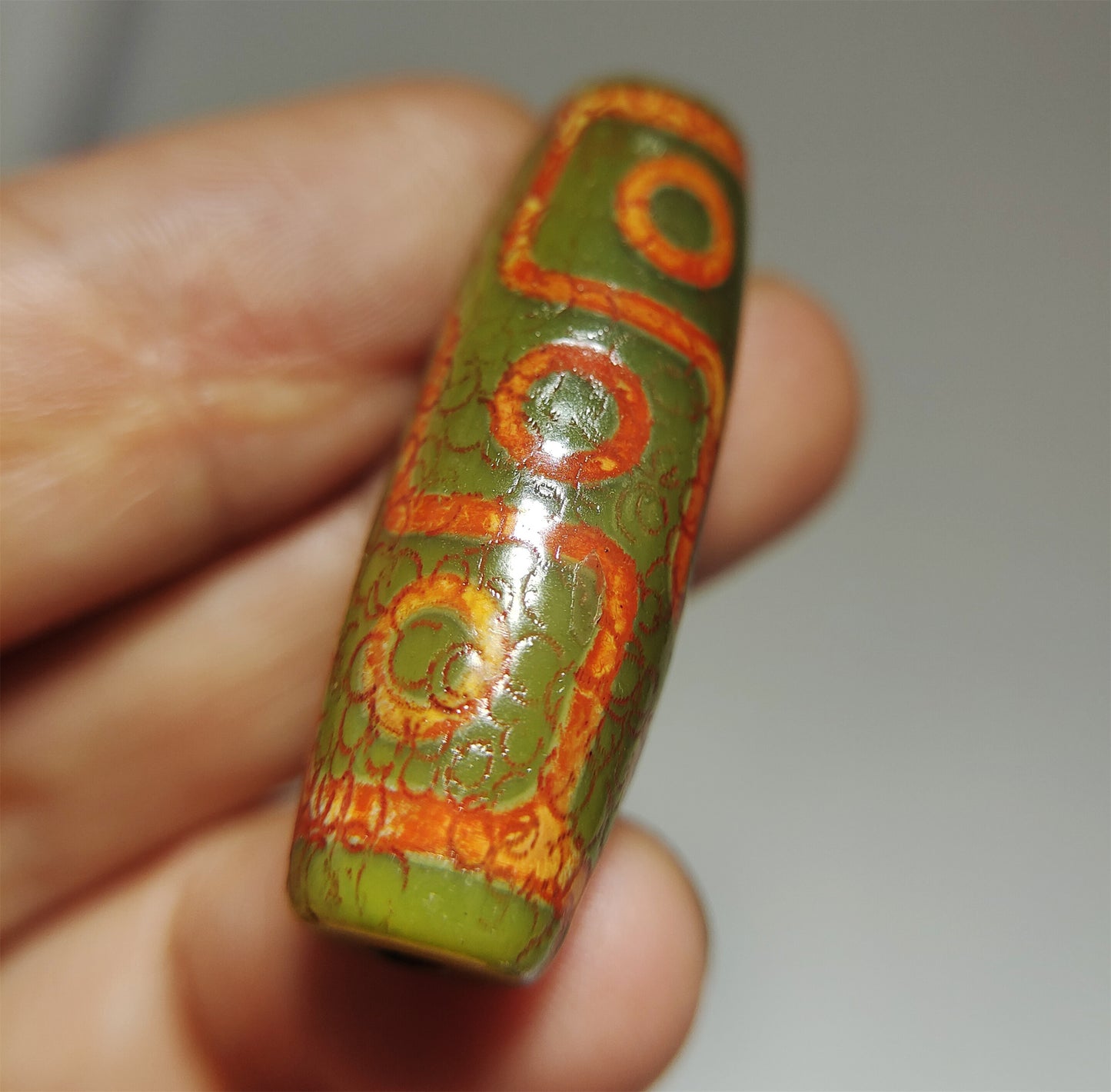 Real tibetan nine eyes dzi bead amulet genuine old ancient himalaya agate pure 9 gzi pendant talisman