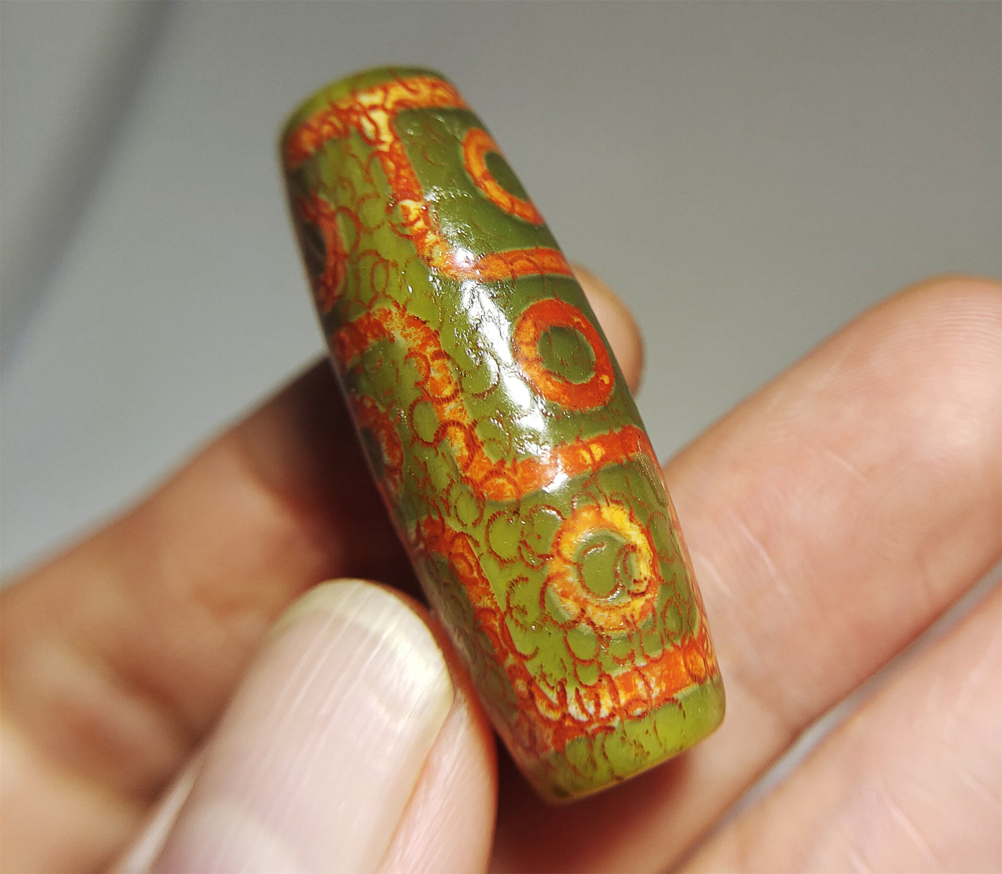 Real tibetan nine eyes dzi bead amulet genuine old ancient himalaya agate pure 9 gzi pendant talisman