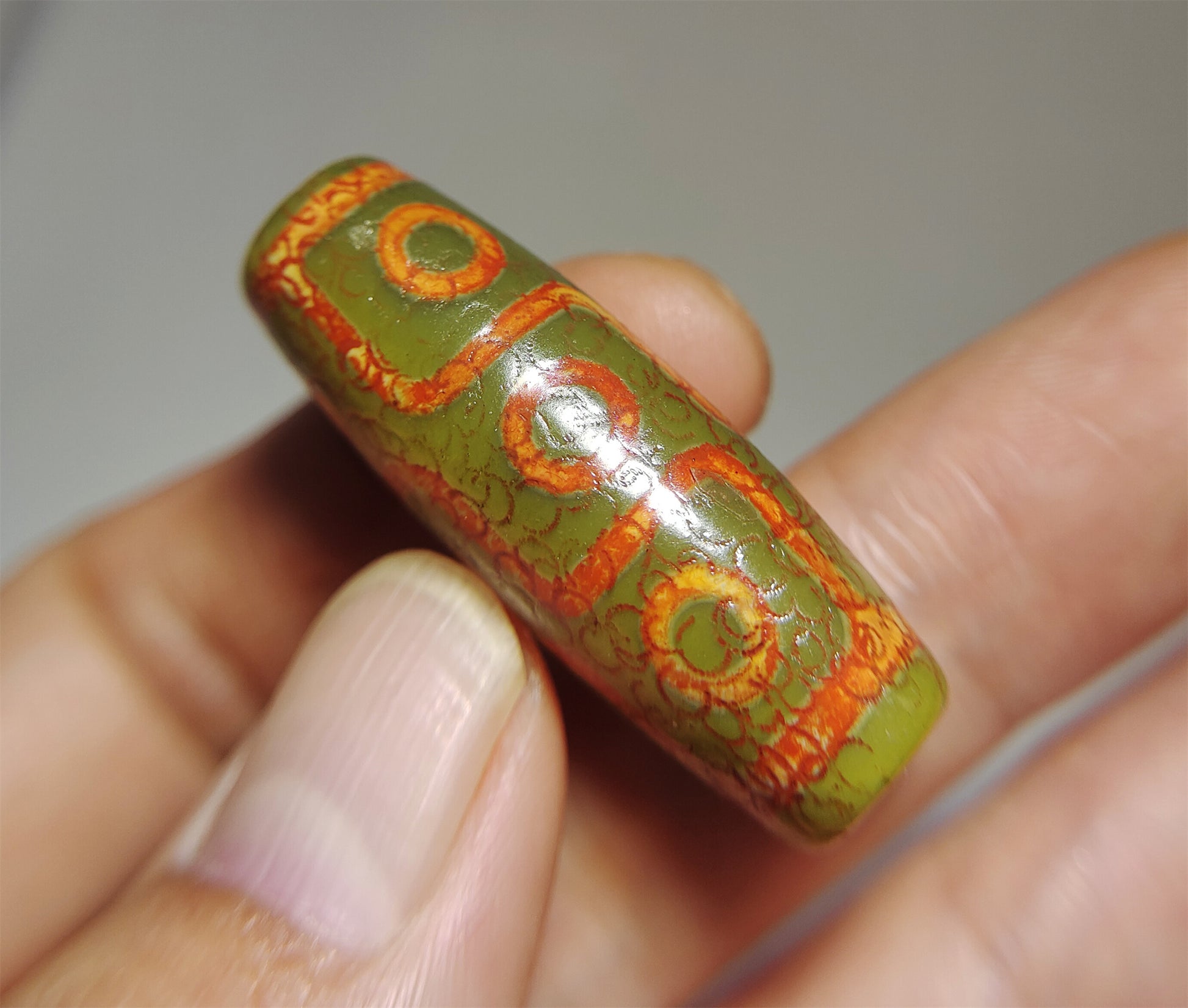 Real tibetan nine eyes dzi bead amulet genuine old ancient himalaya agate pure 9 gzi pendant talisman