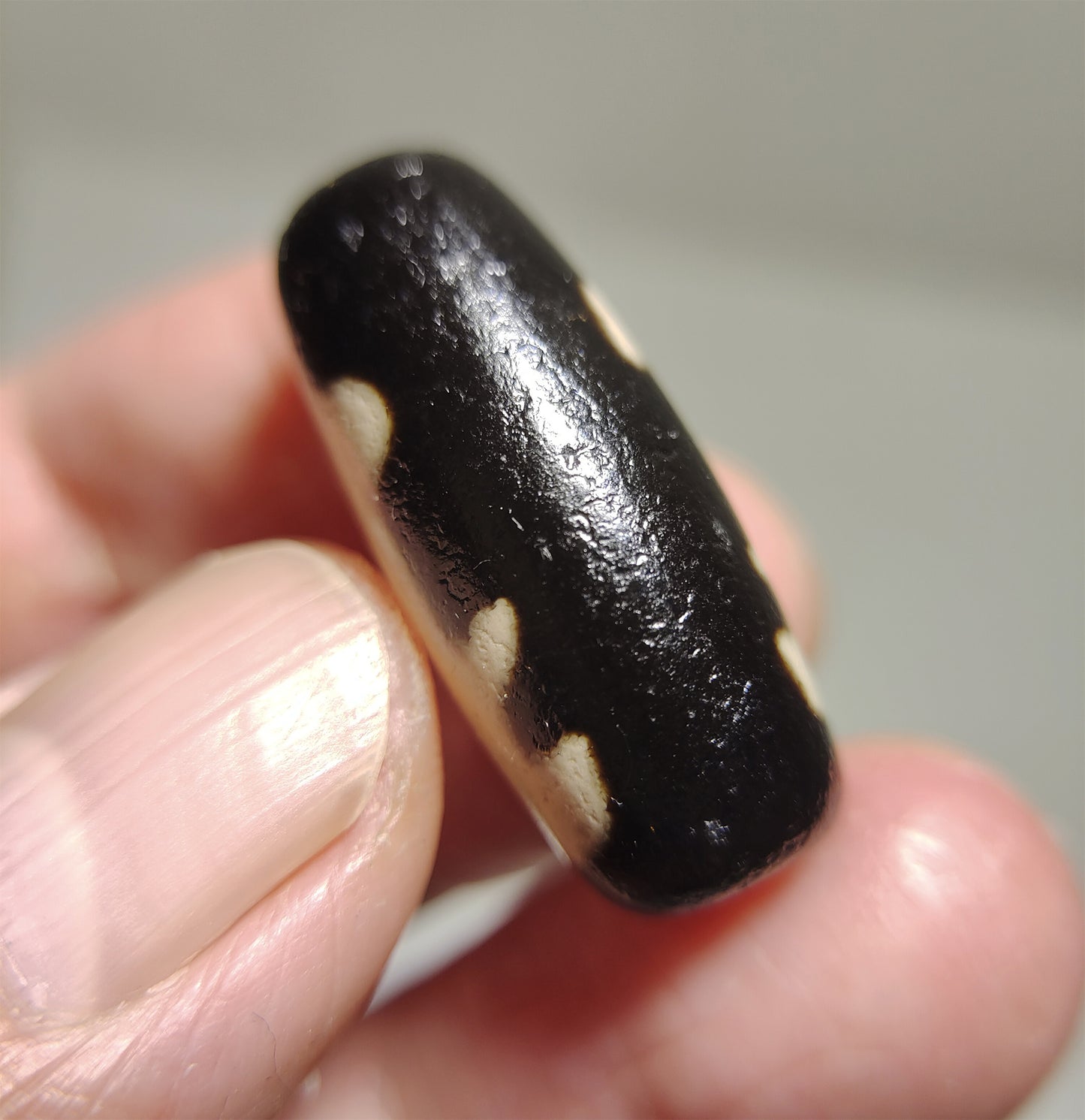 Real Tibetan Old Kwan Yin Buddha Dzi Bead Pendant Amulet Ancient Pure Himalaya Agate Guanyin Gzi