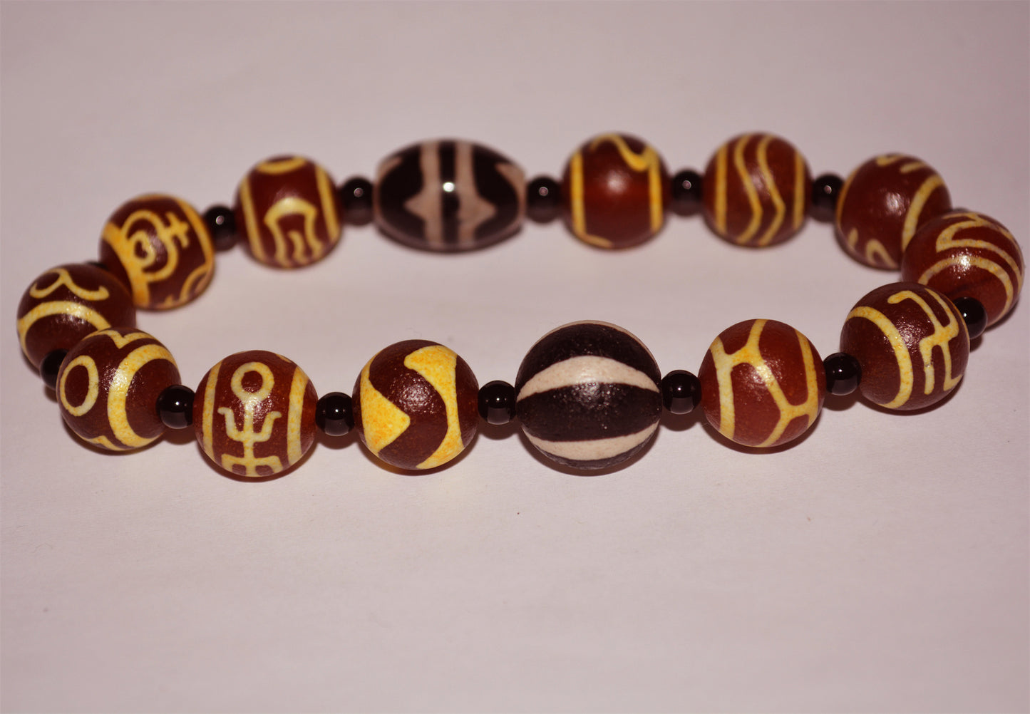 Real tibetan pure tiger tooth dzi bead amulet genuine old ancient himalaya agate garuda bird water wave green tara sakor namkor ruyi nectar bottle god of wealth gzi pendant talisman bracelet