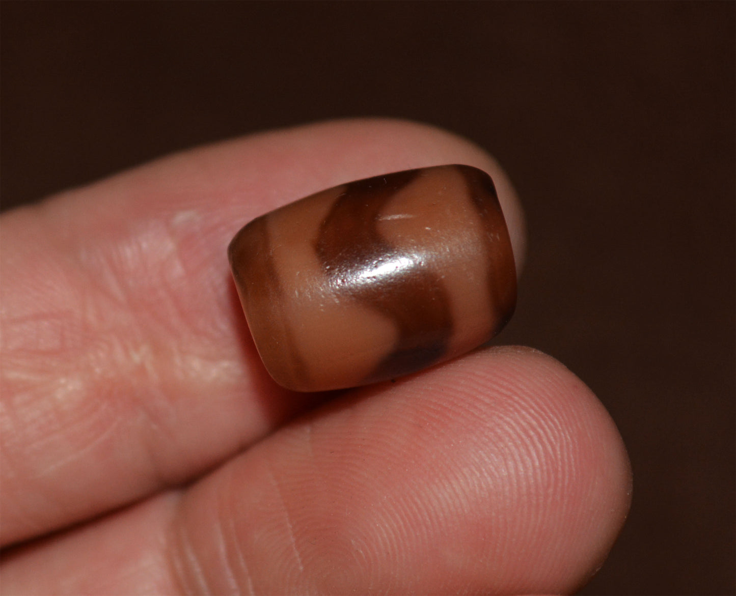 Real tibetan water wave dzi bead amulet genuine old ancient zig zag himalaya agate tiger tooth gzi pure pendant talisman bracelet