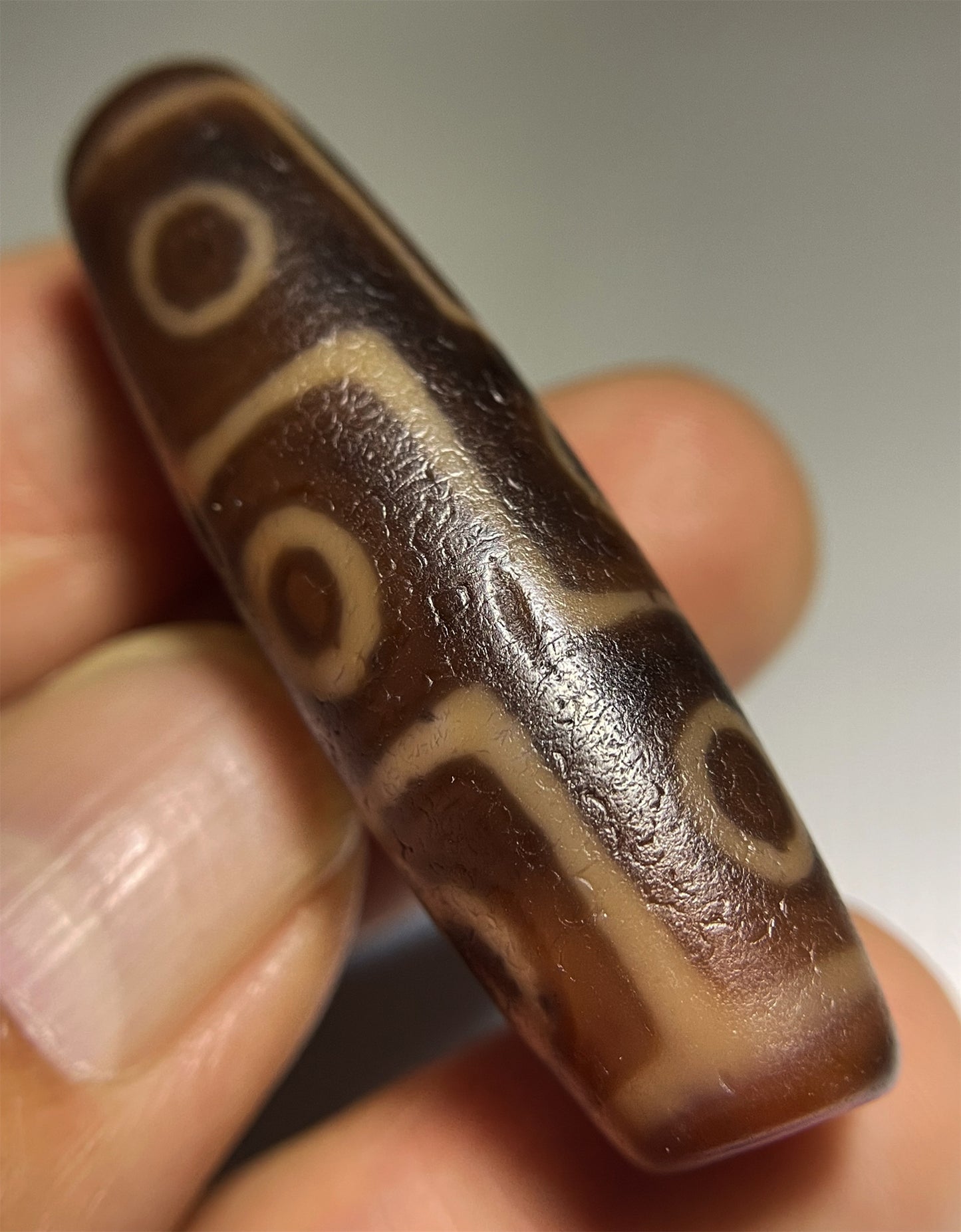 Tibetan Ancient Nine Eye Dzi Bead Amulet Pendant Real Himalaya Agate Pure 9 Eyed Gzi Old Antique Genuine Talisman Bracelet