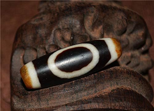 Tibetan Ancient One Eye Mountain Dzi Bead Amulet Himalayan Pendant Agate Pure Real 1 Eyed Gzi Bracelet
