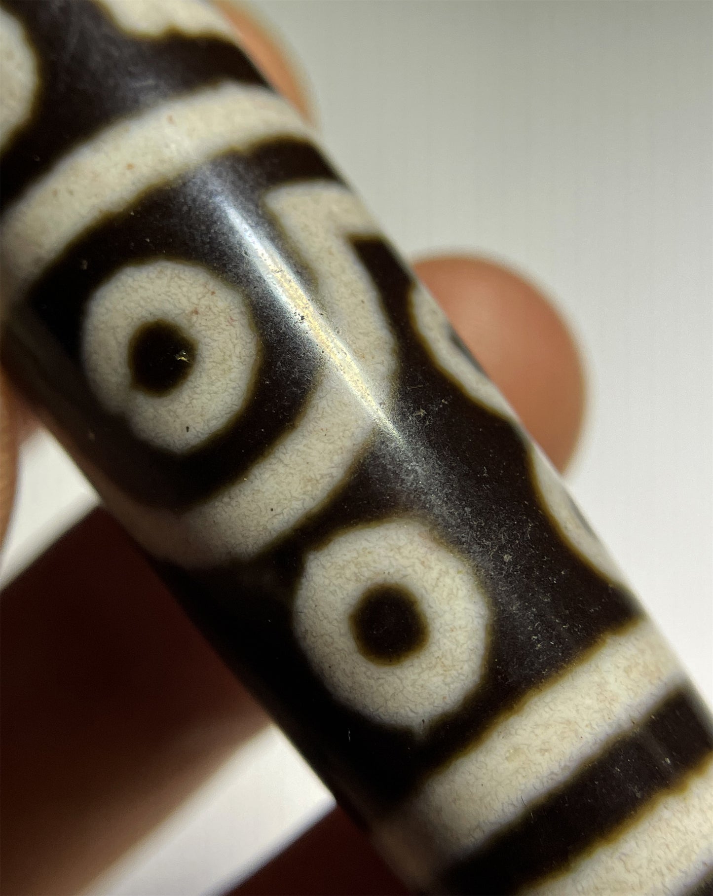 Tibetan Ancient Sixteen Eyes Dzi Bead Amulet Pendant Real Himalayas Pure 16 Eyed Cinnabar Gzi Genuine Old Antique Agate Talisman