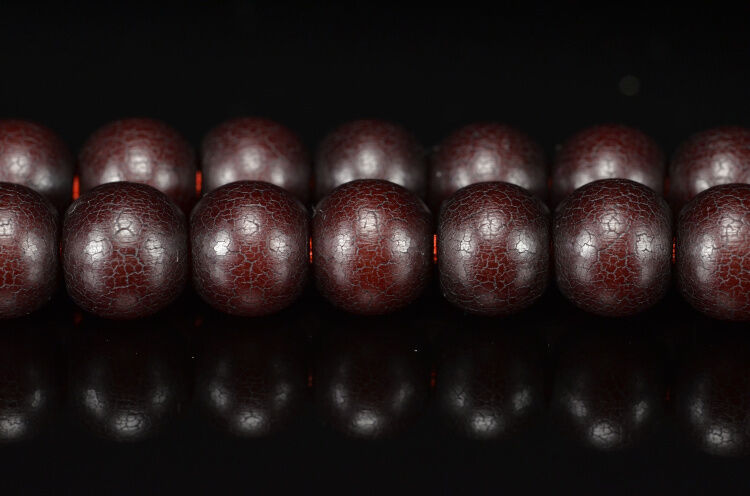 Tibetan Old Antique Bodhi Seeds Mala Prayer Beads Bracelet 108 Rosary Himalayas Amulet