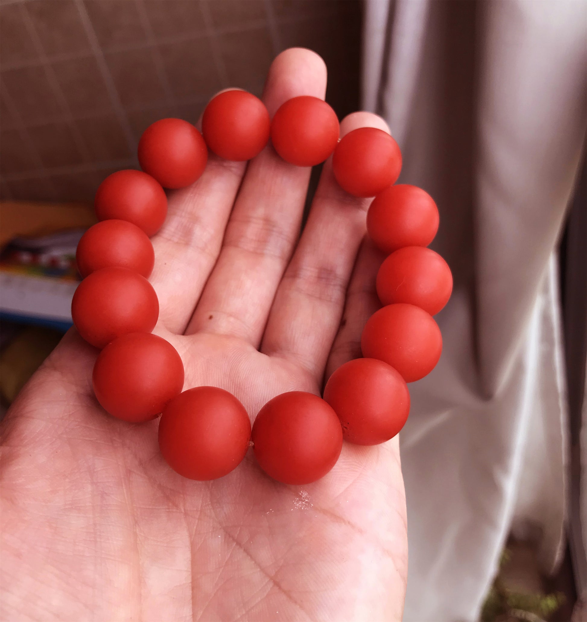 Tibetan Old Antique Pema Raka Agate Bracelet Mala Prayer Beads Nanhong Carnelian Rosary Himalaya Genuine Worry Amulet