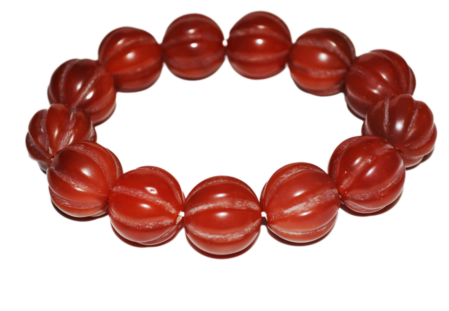 Tibetan Old Antique Pema Raka Nanhong Agate Bracelet Mala Prayer Beads Himalayan Carnelian Melon Pumpkin Rosary Genuine Worry Amulet