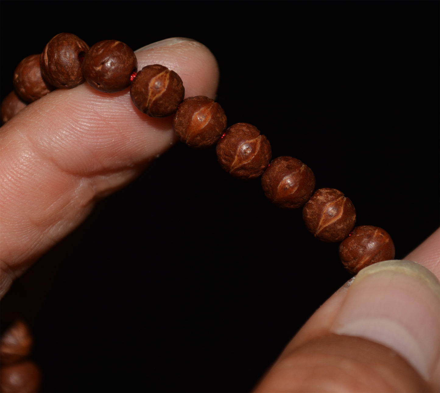 Tibetan Old Antique Phoenix Eye Bodhi Seeds Mala Prayer Beads Rosary Bracelet 108 Nepal Small Fengyan Puti Buddhism