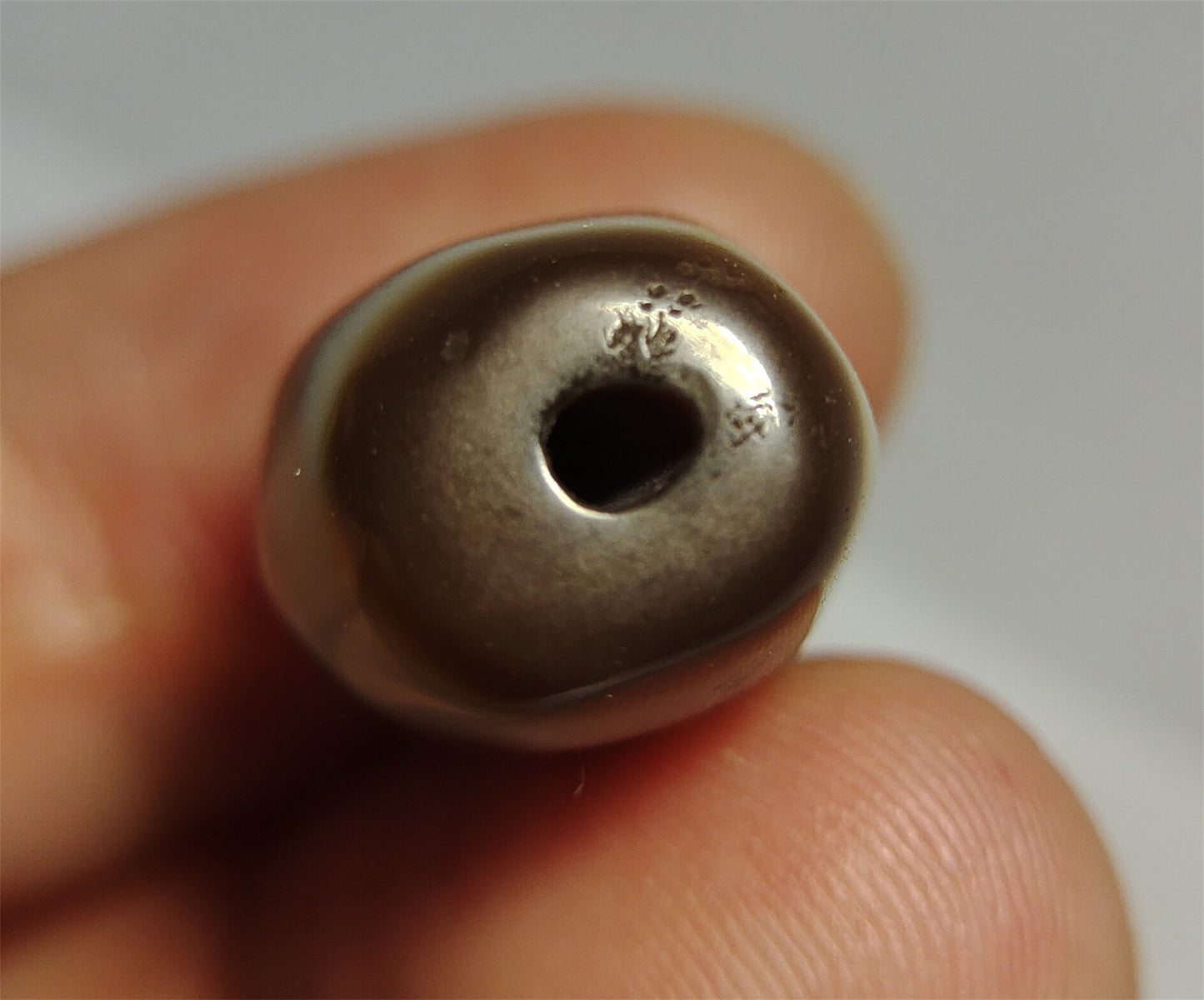 real ancient tibetan two eyed dzi bead amulet pendant genuine old antique himalaya agate pure 2 eyes gzi talisman