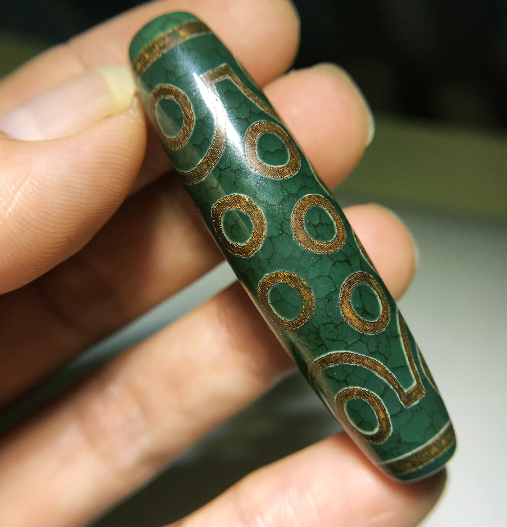 real tibetan ancient 21 eyes dzi bead amulet pendant genuine old antique himalaya agate nepal twenty one pure gzi