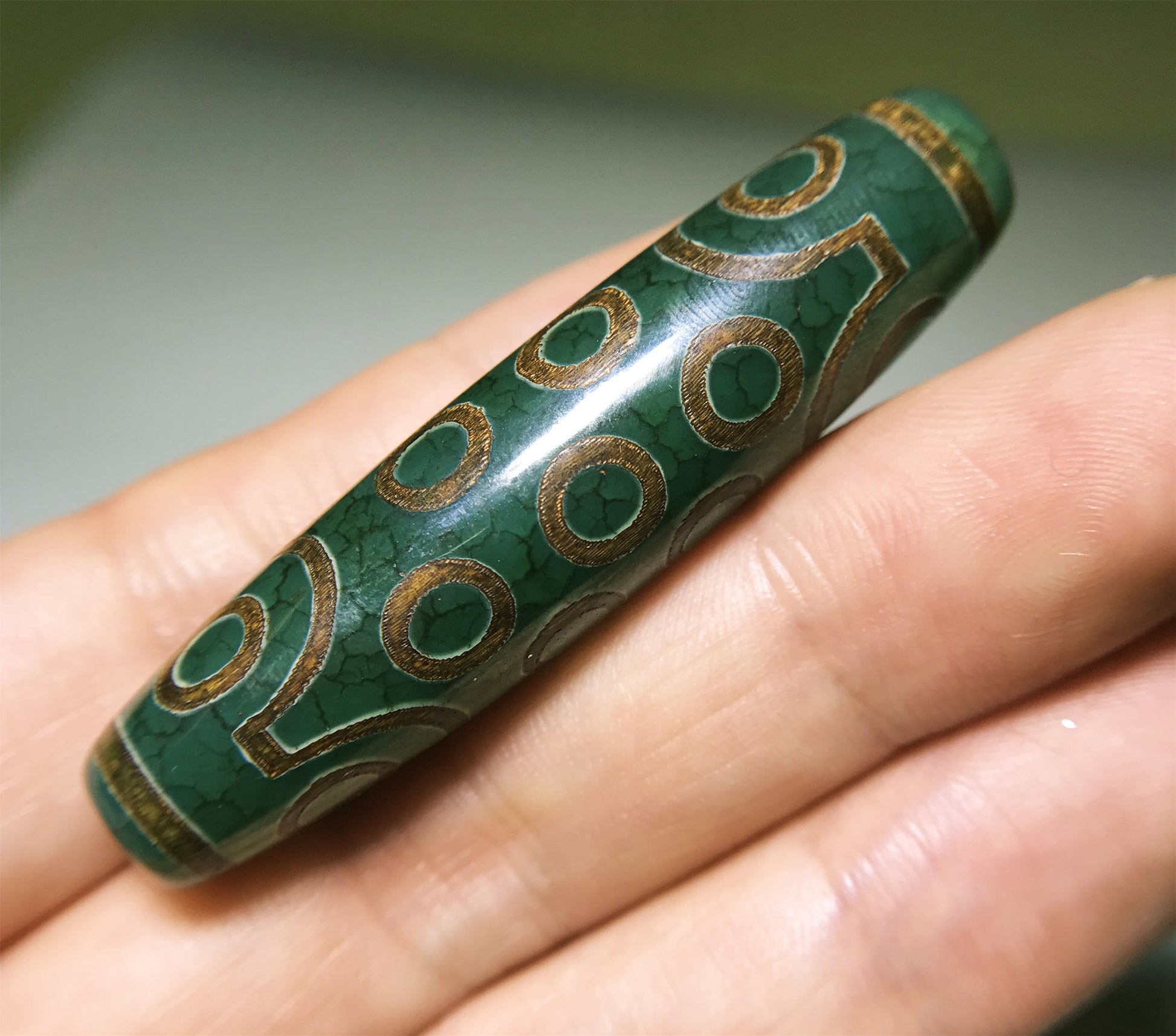 real tibetan ancient 21 eyes dzi bead amulet pendant genuine old antique himalaya agate nepal twenty one pure gzi