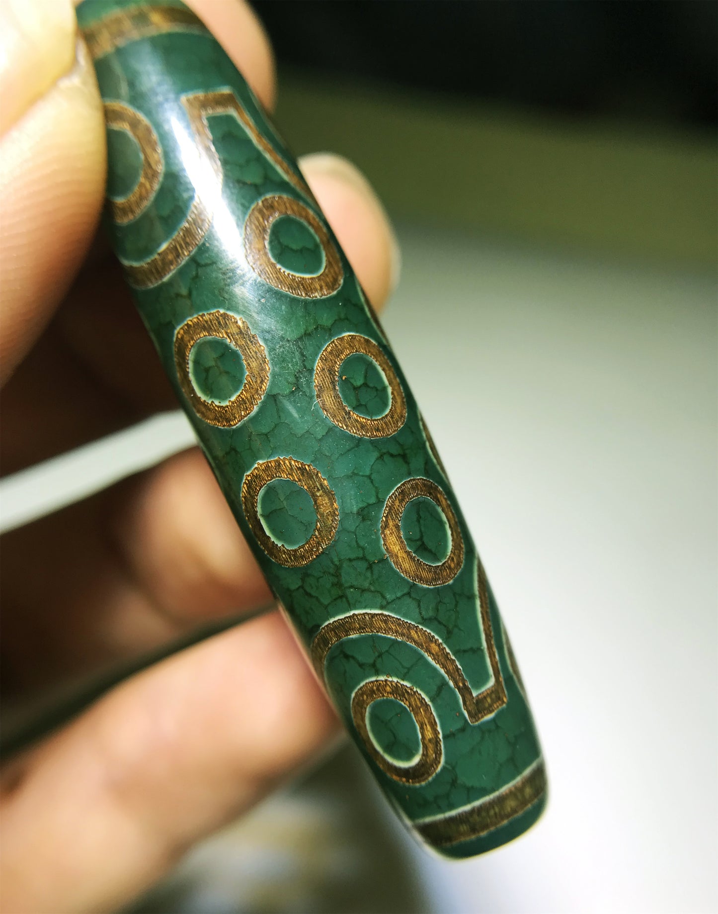 real tibetan ancient 21 eyes dzi bead amulet pendant genuine old antique himalaya agate nepal twenty one pure gzi