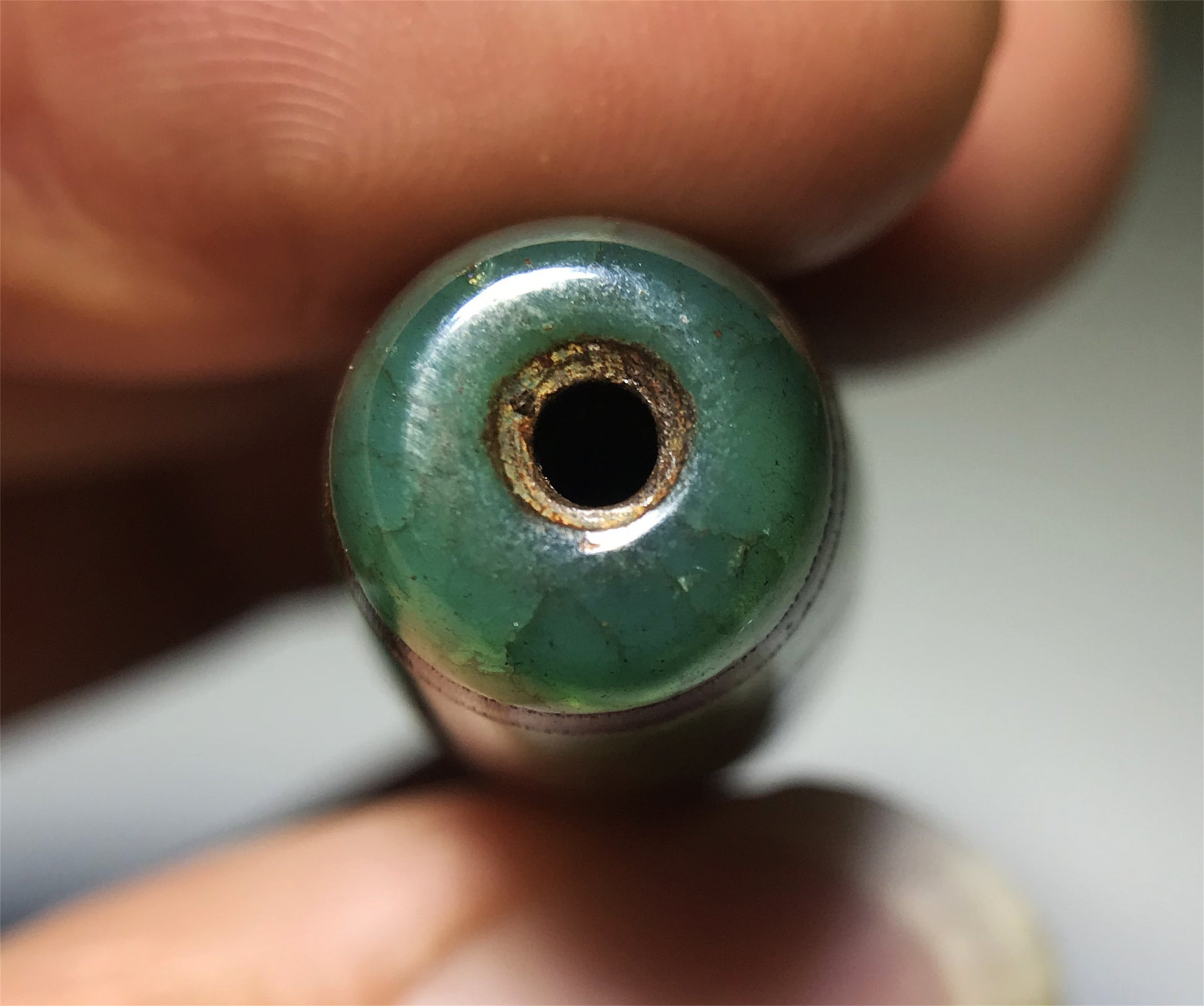 real tibetan ancient 21 eyes dzi bead amulet pendant genuine old antique himalaya agate nepal twenty one pure gzi