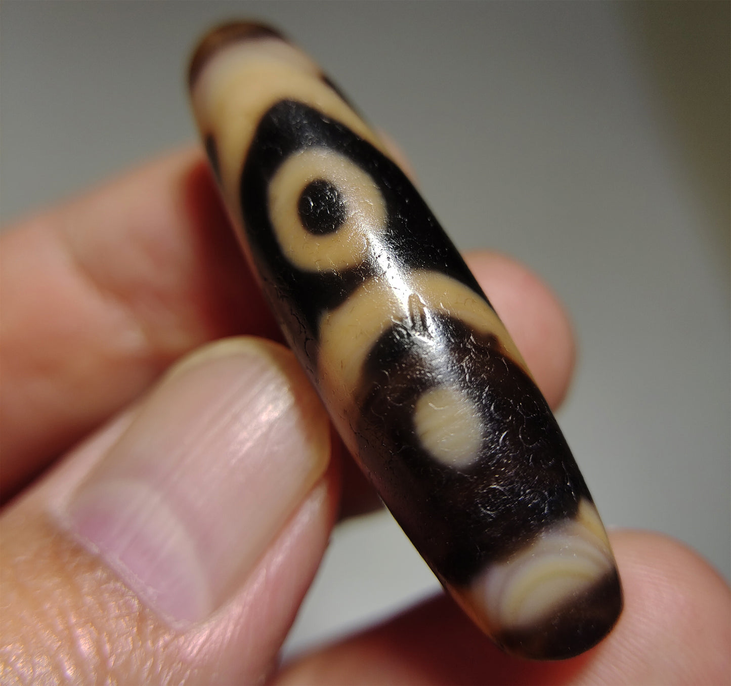 real tibetan ancient four eyes dzi bead amulet pendant genuine old antique himalaya agate nepal special 4 pure gzi talisman