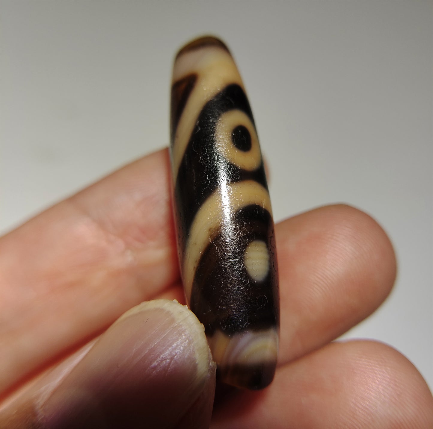 real tibetan ancient four eyes dzi bead amulet pendant genuine old antique himalaya agate nepal special 4 pure gzi talisman