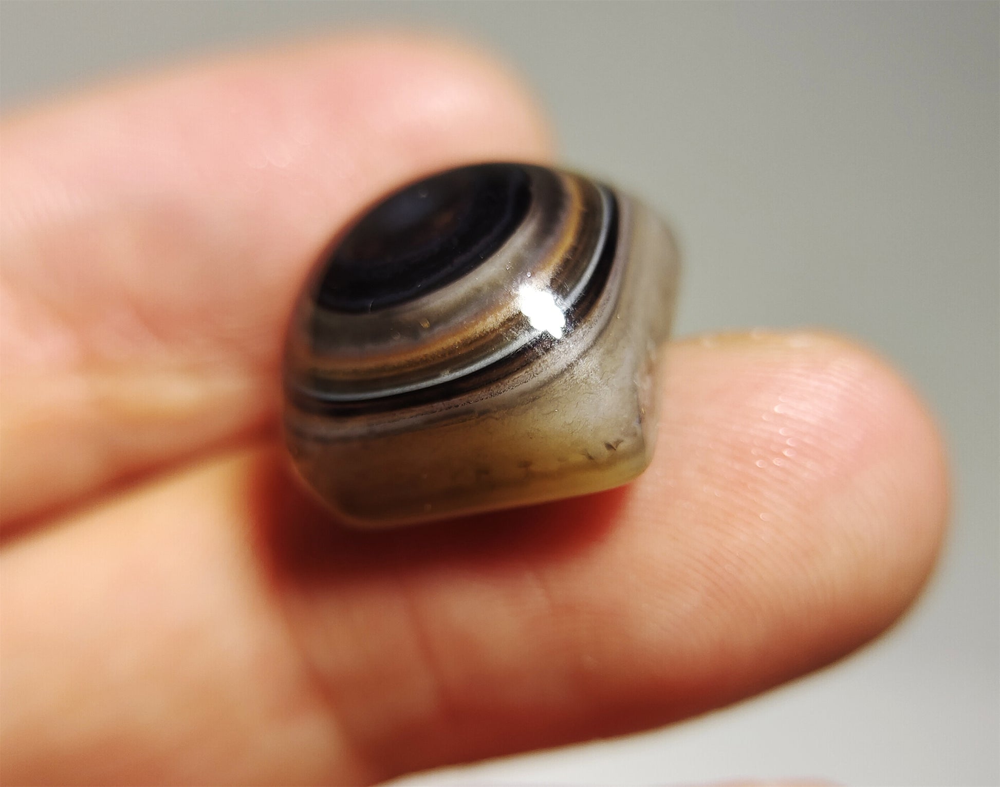 real tibetan antique lukmik eye dzi bead amulet pendant genuine himalaya agate nepal one natural luk mik pure pyu gzi talisman