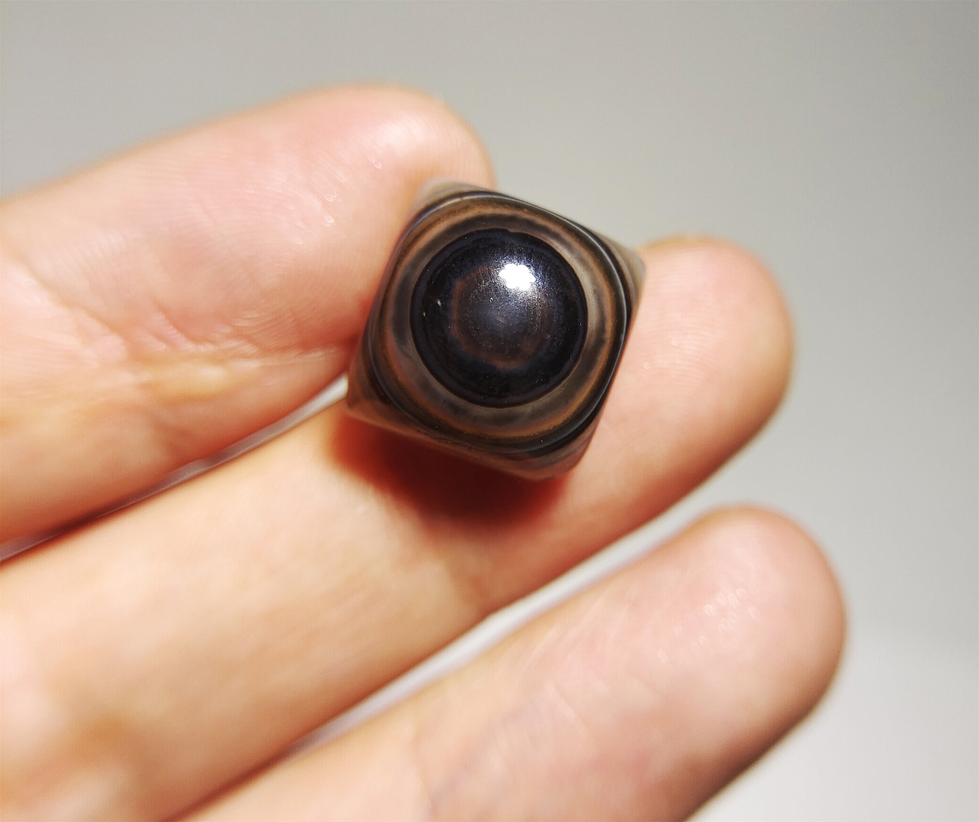 real tibetan antique lukmik eye dzi bead amulet pendant genuine himalaya agate nepal one natural luk mik pure pyu gzi talisman