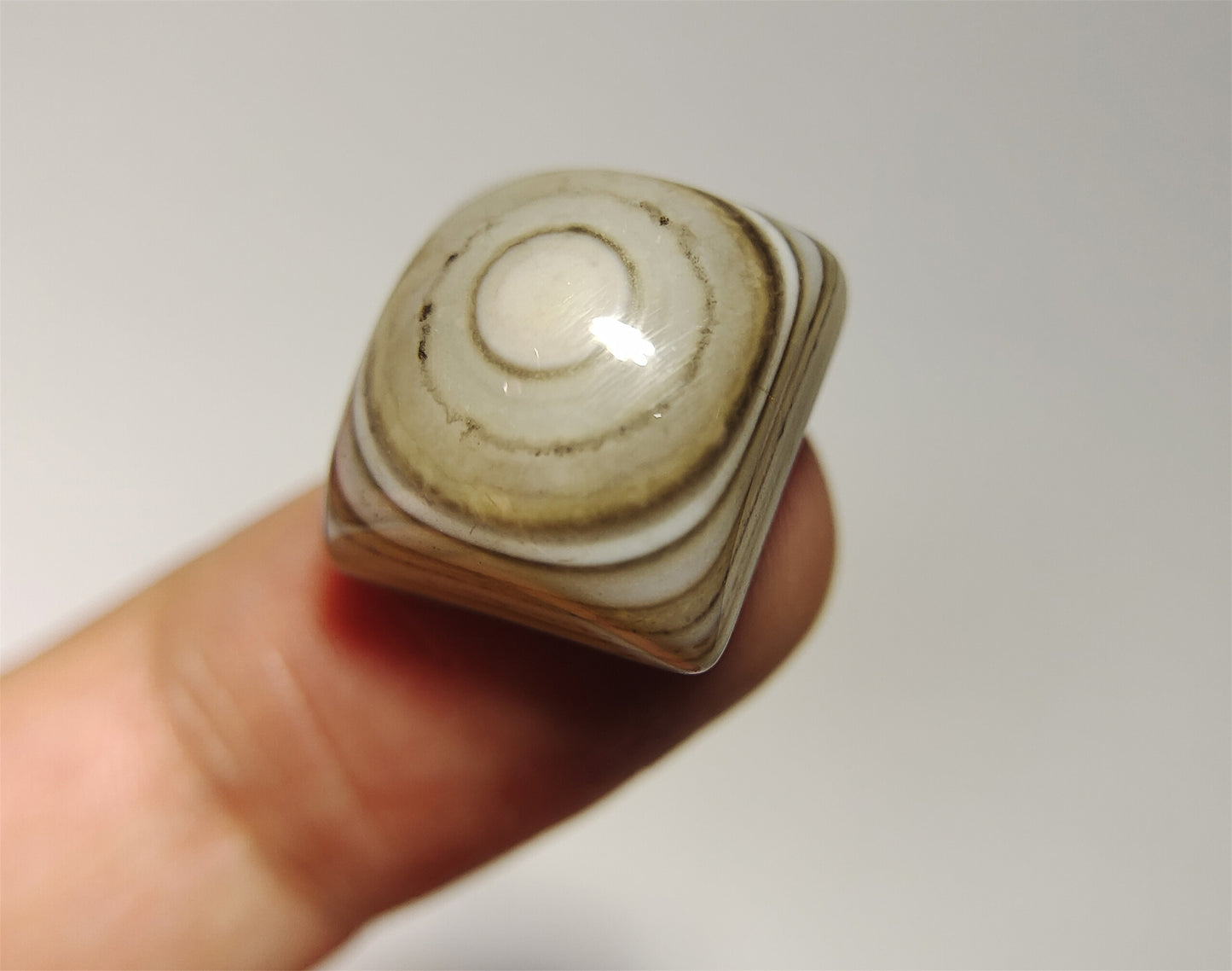 real tibetan antique lukmik eye dzi bead amulet pendant genuine himalaya banded agate nepal one natural luk mik pyu gzi talisman