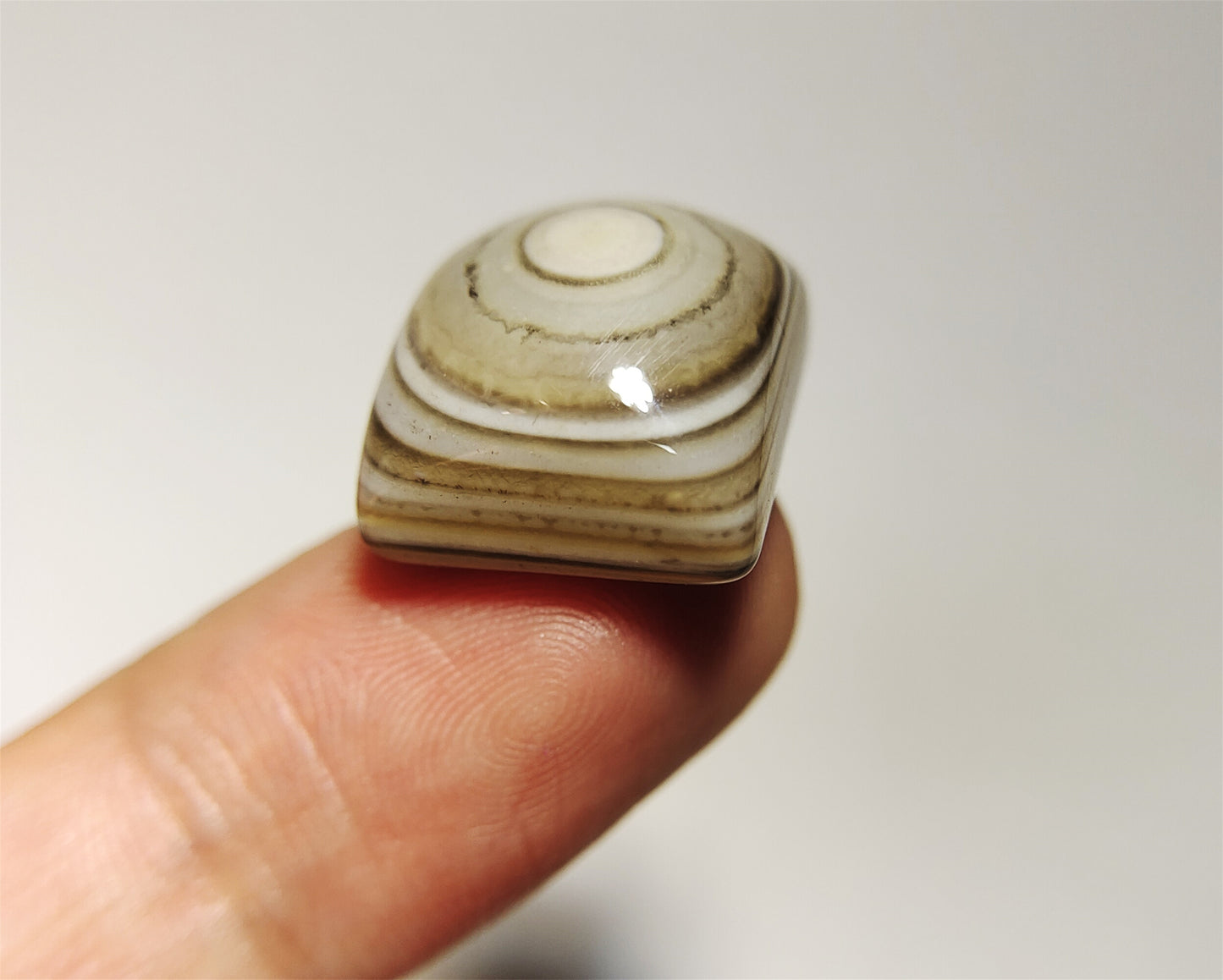 real tibetan antique lukmik eye dzi bead amulet pendant genuine himalaya banded agate nepal one natural luk mik pyu gzi talisman