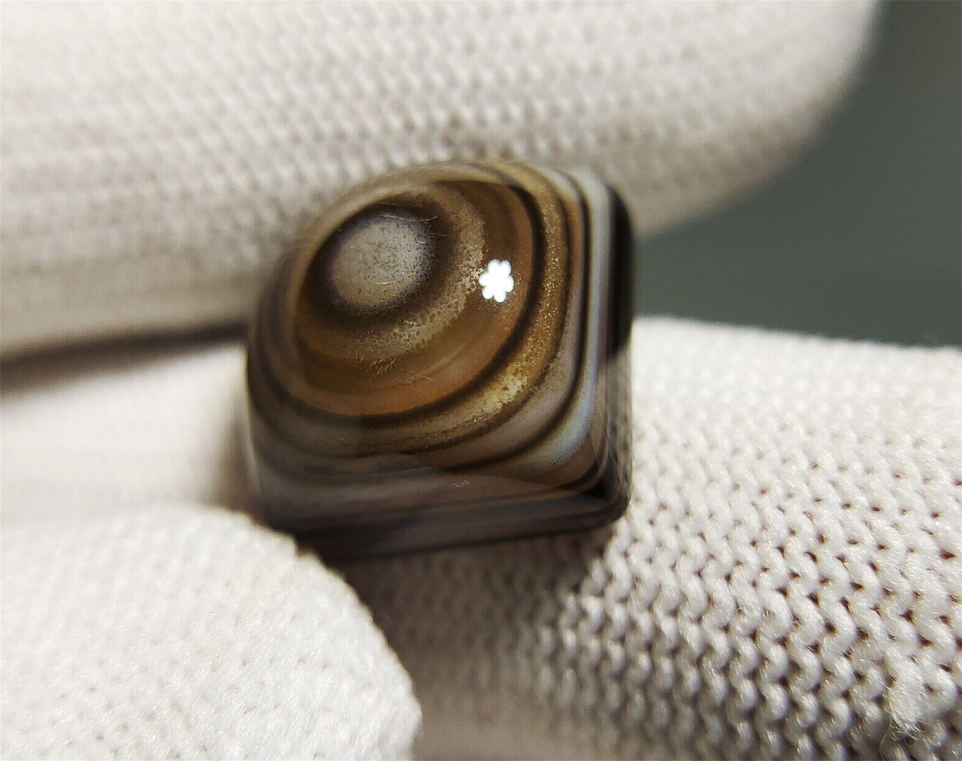real tibetan antique lukmik eye dzi bead amulet pendant genuine old himalaya agate nepal one luk mik pure pyu gzi talisman