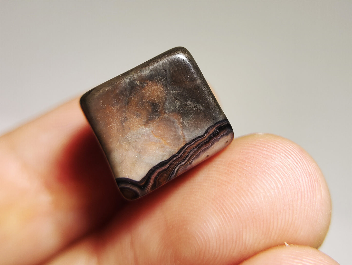 real tibetan antique luk mik eye dzi bead amulet ring genuine himalaya lukmik banded agate one natural pyu gzi talisman