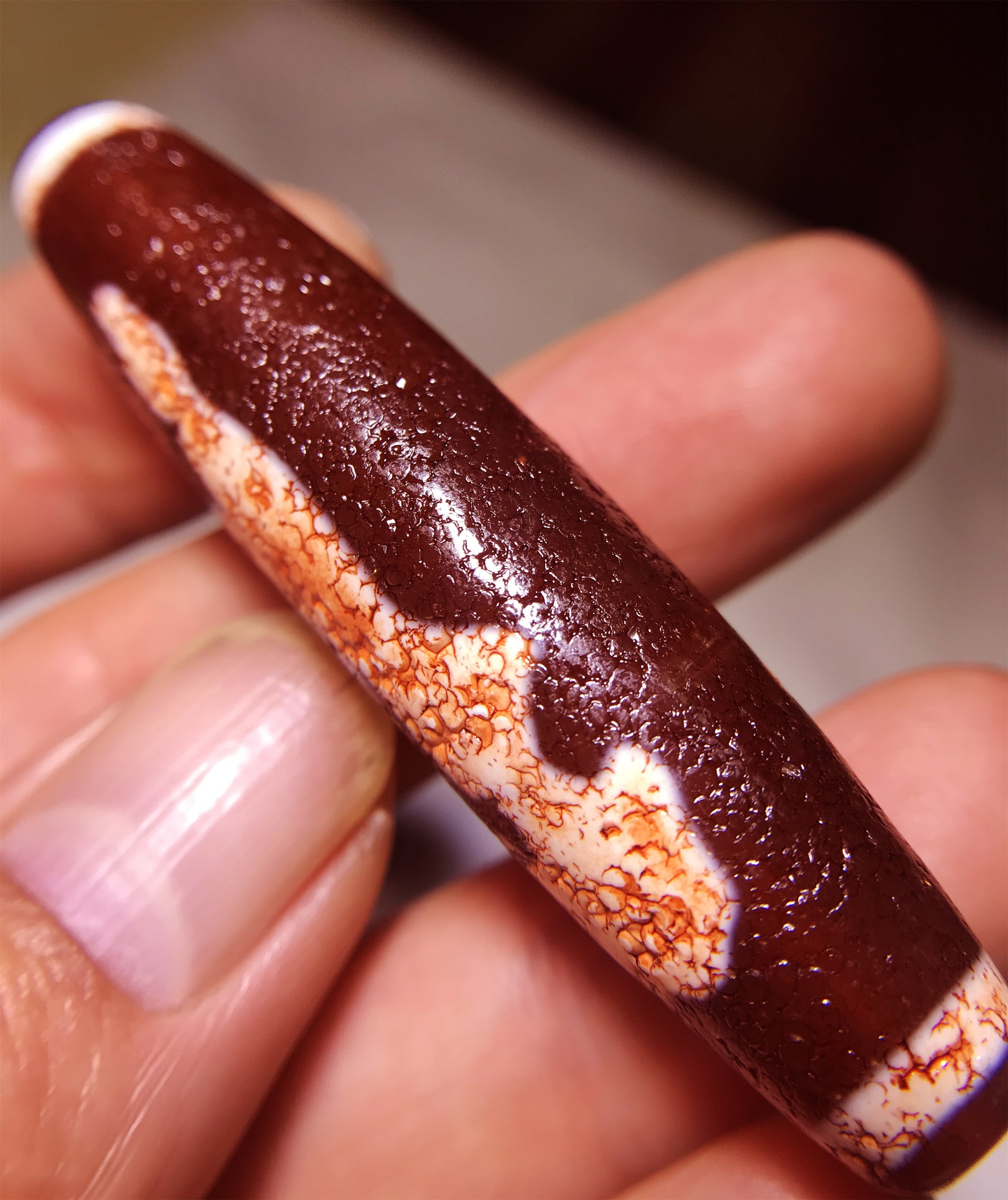 real tibetan guanyin buddha dzi bead amulet pendant genuine old antique himalaya agate ancient pure gzi kwan yin talisman